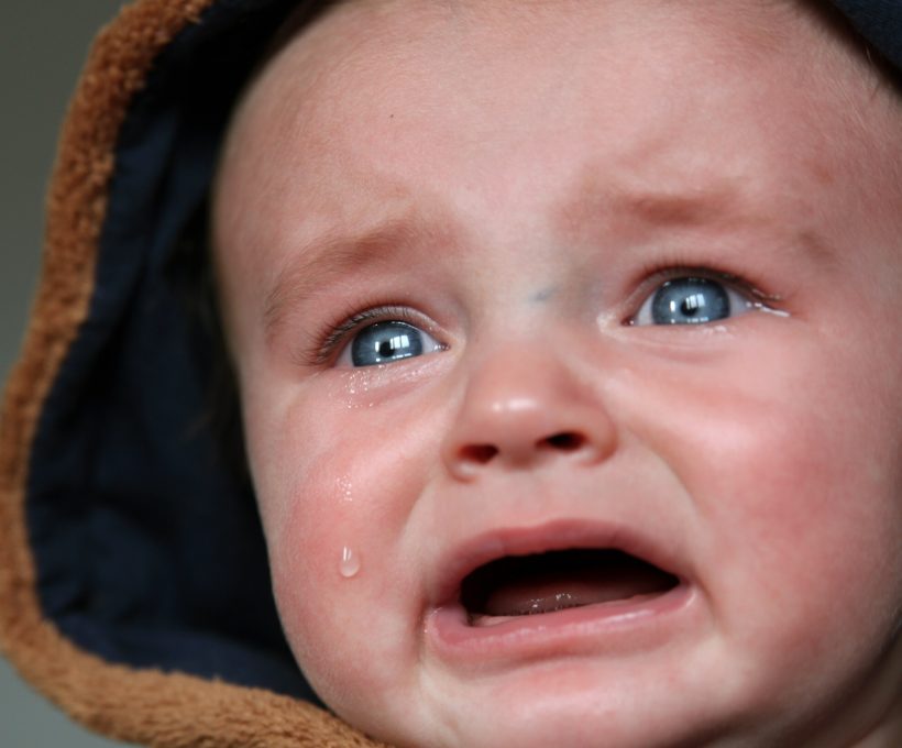 Baby huilt alleen maar?